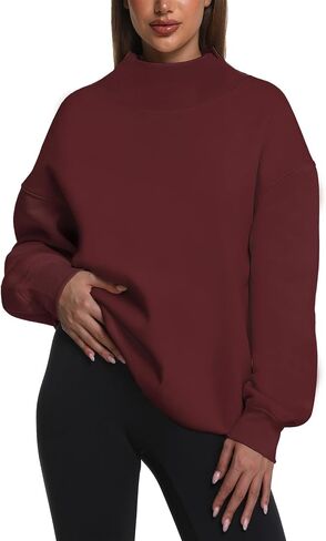 Kottke Womens Oversized Sweatshirts Turtleneck Pullover Long Sleeve Hoodies Tops Fall Fashion Outfits Clothes in Saudi Arabia