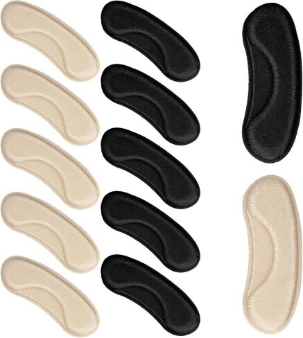 6 Pairs Back of Heel Cushion Pads, Anti Slip Heel Grips for Loose Shoes Ankle Protector for Shoes Fits Heels Flats Sneakers Loafers and Dress Shoes in Kuwait