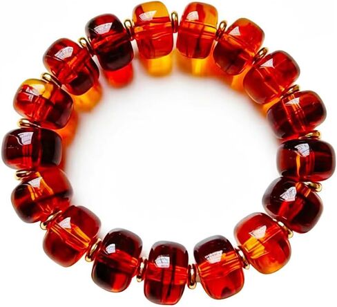 Chunky Beaded Bracelets for Women Boho Multicolor Beads Elastic Stretch Adjustable Statement Bracelet Summer Beach Vacation Jewelry in Kuwait