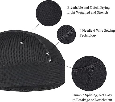 Durags Cooling Helmet Liner, Sweat Wicking Dew Rag, Breathable Helmet Do Rags, Doo Rag for Men and Women in Saudi Arabia