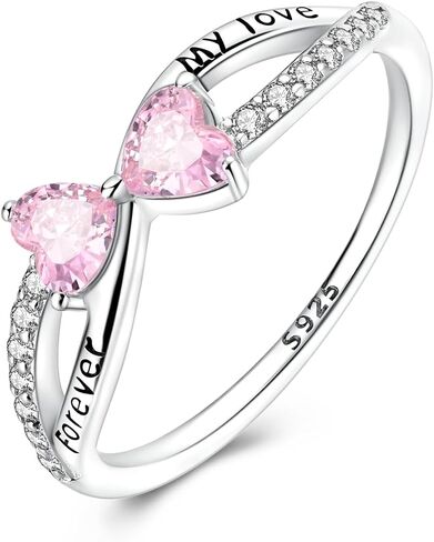 LAZA 925 Sterling Silver Ring for Women, Sterling Silver with Stars and the moon Stackable Ring Cute Round Size 6-9 in Saudi Arabia
