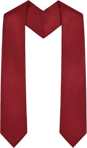 Graduation Stole Class of 2026 - Plain Satin Graduation Stoles Sash for Unisex Adults, 60" Honor Stoles in Saudi Arabia