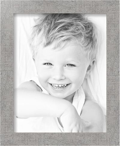 ArtToFrames 11x14 Inch Brown Picture Frame, This 1.50 Inch Custom Poster Frame is Winter White Barnwood 1.5 Inch - Comes with Regular Glass and Corrugated Backing (WOMRFB-150-NAT-11x14) in Kuwait