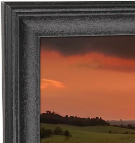 14x34 Panoramic Photo Frame Black Solid Wood 14x34 inch Picture Frame Painting Frame 14x34 inch Poster Frame(S23B1434) in Saudi Arabia