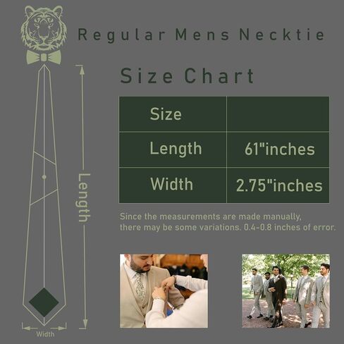 Men's Floral Satin Necktie, Stylish Novelty Tie for Weddings, Groomsmen Tie, Events, Brunt Orange Floral (Dark Green, Regular) in Saudi Arabia