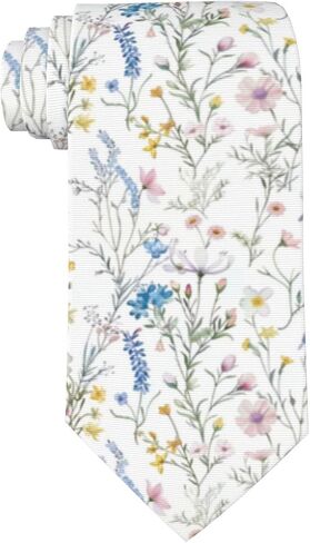 Mens Necktie Skinny Tie Cotton Floral Necktie Business And Wedding Ties For Men in Saudi Arabia