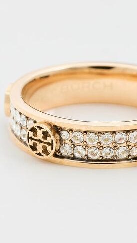 Tory Burch Women's Icon Pave Ring in Kuwait