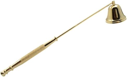 Gold Metal Candle Snuffer Wick Snuffer with Long Handle Candlesnuffers Smokeless Kit Candle Safely Extinguish Candles and Holders Candle Sleeves Accessories in Kuwait