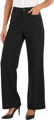 Blooming Jelly Womens Dress Pants High Waisted Business Casual Outfits Office Work Pants Trousers with Pockets in Kuwait