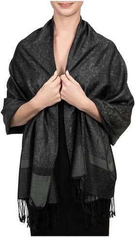 Travel Poncho Warm Scarf Women Thick Blanket WinterShawl Print Wraps Female Stoles in Kuwait