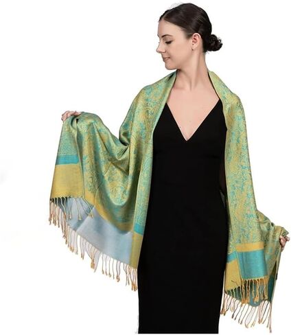 Travel Poncho Warm Scarf Women Thick Blanket WinterShawl Print Wraps Female Stoles in Kuwait