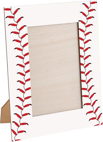 Denylo pro 2 Pcs Baseball Picture Frame 4x6 Inch Baseball Tabletop Picture Frame Sports Theme Photo Frame Wood Frame Gifts for Fathers Day Team Player Women Men Athletes in Kuwait
