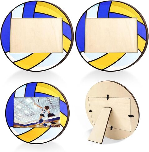 Denylo pro 2 Pcs Baseball Picture Frame 4x6 Inch Baseball Tabletop Picture Frame Sports Theme Photo Frame Wood Frame Gifts for Fathers Day Team Player Women Men Athletes in Kuwait