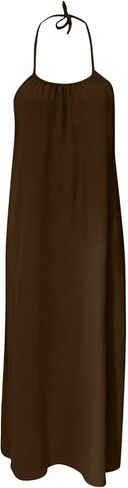 Sundresses for Women Backless Sleeveless Spaghetti Strap Holiday Maxi Dress Summer Beach Vacation Dresses in Kuwait