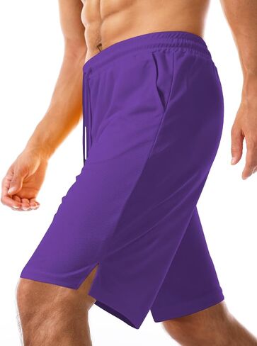 Aolesy Men's Basketball Shorts 7"/9" Athletic Gym Shorts with Zipper Pockets Lightweigh Quick Dry Mesh Workout Shorts in Saudi Arabia