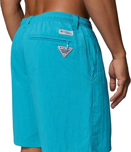 Columbia Men's PFG Backcast IV Quick Dry Swim Shorts, Ocean Teal, Medium x 8 in Kuwait