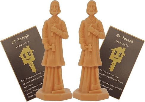 St Joseph Statue for Selling House Set of 2 with Instruction Cards in Kuwait