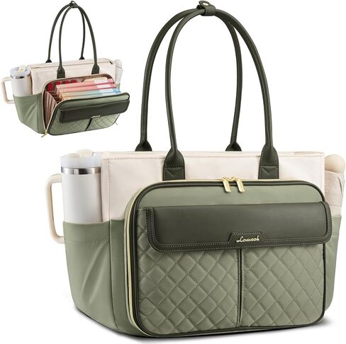 LOVEVOOK Teacher Tote Bag for Women, Laptop Bag Briefcase with Accordion File Pocket, Nurse Handbag for Work, Travel, College in Saudi Arabia