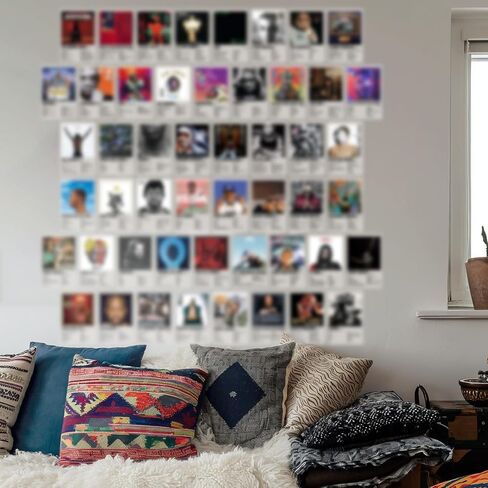 KINYEYE Rappers Album Cover Posters, Retro Rappers Music Posters Wall Collage Kit for Teen Bedroom Decor | 4"x 6", 50PCS Unframed in Saudi Arabia