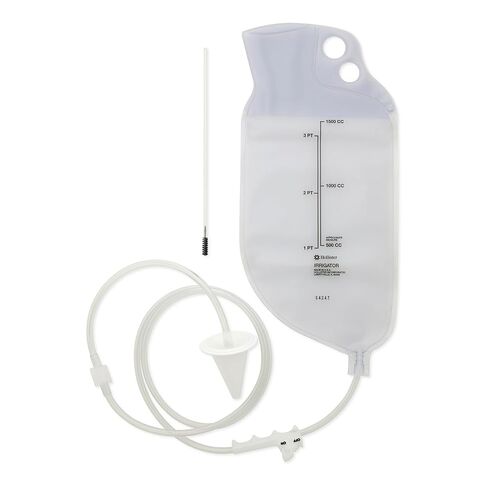 Hollister 7721 Stoma Cone Irrigator Kit – Irrigator Bag, Stoma Cone with Connector, Cleaning Brush – Colostomy Supplies, Helps Control Water Flow in Saudi Arabia