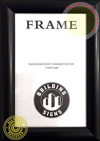 Front Load Snap Poster Frame 8.5x14 /Picture Frame 8.5x14 /Snap Frame Black, 8.5X14 Inches, Wall Mounting, Portrait and Landscape Mode, Anti-Glare, PVC Cover, Lightweight in Kuwait