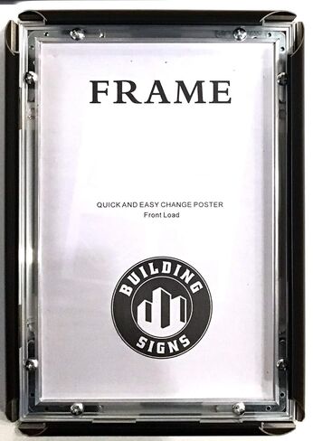 Front Load Snap Poster Frame 8.5x14 /Picture Frame 8.5x14 /Snap Frame Black, 8.5X14 Inches, Wall Mounting, Portrait and Landscape Mode, Anti-Glare, PVC Cover, Lightweight in Kuwait