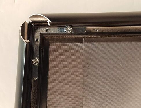 Front Load Snap Poster Frame 8.5x14 /Picture Frame 8.5x14 /Snap Frame Black, 8.5X14 Inches, Wall Mounting, Portrait and Landscape Mode, Anti-Glare, PVC Cover, Lightweight in Kuwait