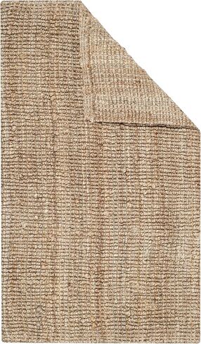 SAFAVIEH Natural Fiber Collection Runner Rug - 2' x 8', Natural Brown, Handmade Jute, Farmhouse Style, Chunky Textured Thick Pile (NF447A) in Kuwait