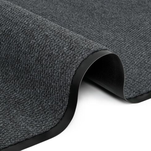 3x10 Runner Rug Kitchen Rugs, Non Slip Washable Indoor Outdoor Area Rug Entry Mat with Rubber Backing Carpet Runner Ribbed for Hallway, Balcony, Patio, Garage, Stair, Laundry in Saudi Arabia