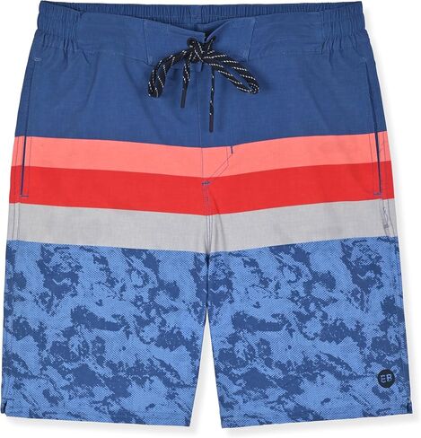 Eddie Bauer Men's SPF 50+ Volley Swim Trunk 8" Inseam Comes with Comfort Liner - Ultimate Comfort & Stretch in Kuwait