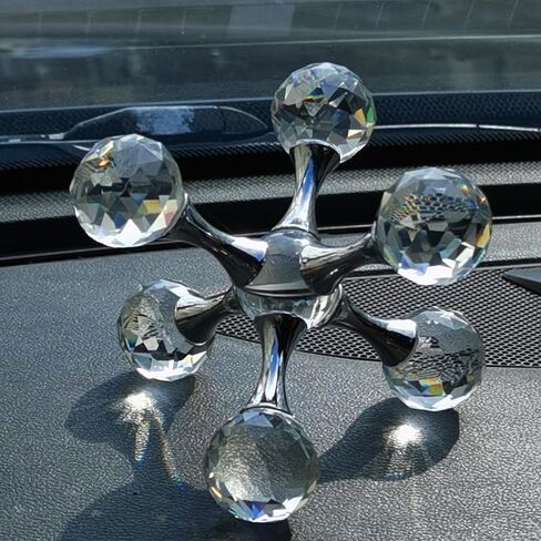 Luxurious Prism Molecular Ball Living Room Desktop Decoration Crystal Molecules, for Birthday Friends Gatherings, Christmas，Home or Office Counter Decoration Accessories in Saudi Arabia