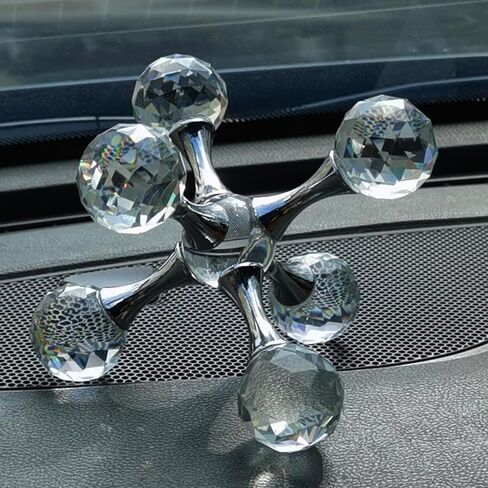 Luxurious Prism Molecular Ball Living Room Desktop Decoration Crystal Molecules, for Birthday Friends Gatherings, Christmas，Home or Office Counter Decoration Accessories in Saudi Arabia