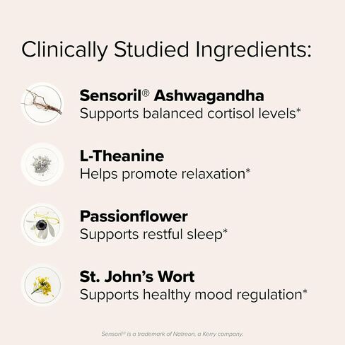 FLO Daily Calm & Relaxation – Daily Support for Healthy Cortisol Levels & Stress Management – With Clinically-Studied Doses of Sensoril® Ashwagandha, L-Theanine & St. John’s Wort – 30 Servings in Saudi Arabia
