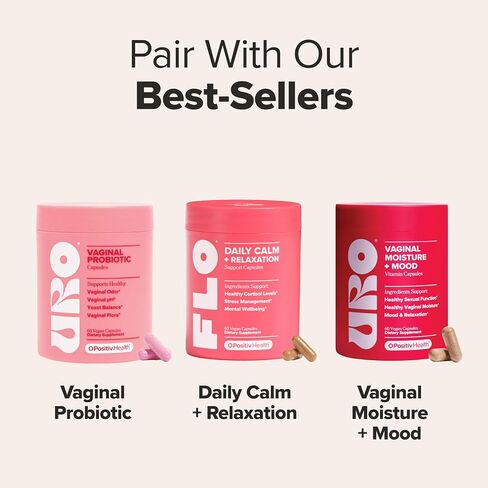 FLO Daily Calm & Relaxation – Daily Support for Healthy Cortisol Levels & Stress Management – With Clinically-Studied Doses of Sensoril® Ashwagandha, L-Theanine & St. John’s Wort – 30 Servings in Saudi Arabia