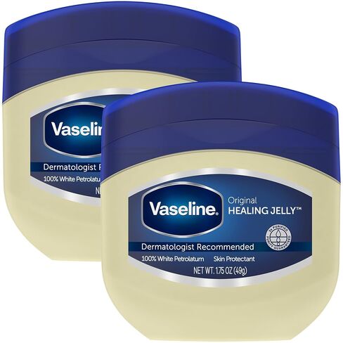 Vaseline Healing Jelly For Dry Skin and Eczema Relief Original 100% Pure Petroleum Jelly 1.75 Ounce (Pack of 10) in Saudi Arabia