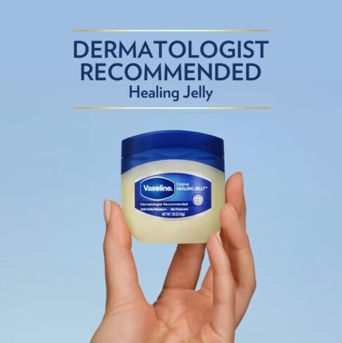 Vaseline Healing Jelly For Dry Skin and Eczema Relief Original 100% Pure Petroleum Jelly 1.75 Ounce (Pack of 10) in Saudi Arabia