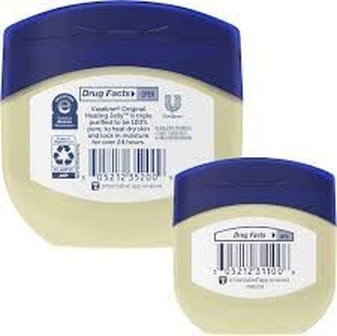 Vaseline Healing Jelly For Dry Skin and Eczema Relief Original 100% Pure Petroleum Jelly 1.75 Ounce (Pack of 10) in Saudi Arabia