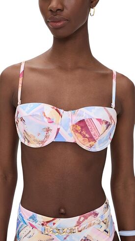 L'AGENCE Women's Alexandria Structured Bikini Top in Kuwait