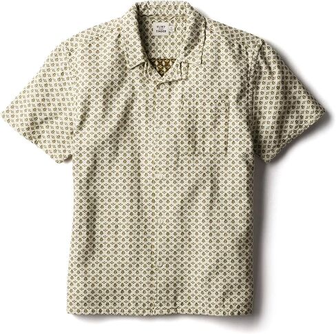 Huckberry Flint and Tinder Dobby Camp Shirt, Mens Summer Button Down Shirt in Saudi Arabia