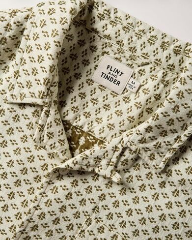 Huckberry Flint and Tinder Dobby Camp Shirt, Mens Summer Button Down Shirt in Saudi Arabia