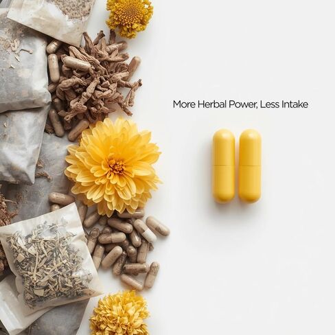 Chrysanthemum Flower Extract Capsules (10:1) | Strongest in US | 1,000 mg Extract per Serving | 120 Vegan Capsules | Herbal Antioxidant & Eye Support* | Caffeine-Free, Alcohol-Free, Non-GMO in Kuwait