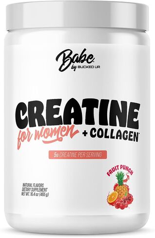 Bucked Up Creatine + Collagen for Women, Essentials (50 Servings) - Fruit Punch in Saudi Arabia