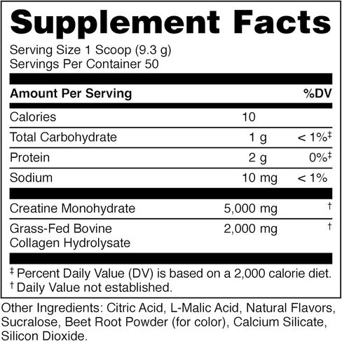 Bucked Up Creatine + Collagen for Women, Essentials (50 Servings) - Fruit Punch in Saudi Arabia