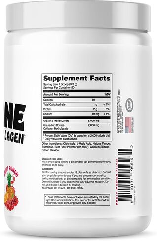 Bucked Up Creatine + Collagen for Women, Essentials (50 Servings) - Fruit Punch in Saudi Arabia