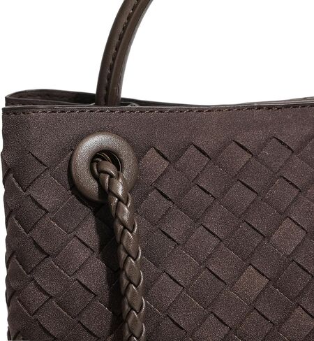 Woven Tote Bag Women Large Suede Shoulder Crossbody Handbag Handmade Hobo Bag Adjustable Strap Multi-Way in Saudi Arabia
