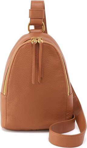 HOBO Fern Leather Hands-Free Sling Bag with Adjustable Strap, Fashionable Style, Room for Wallets and Essentials in Kuwait