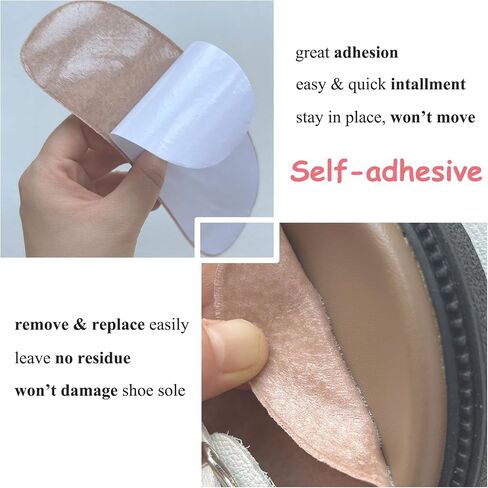 Pigskin Leather Insoles for Men and Women's Clogs，Anti-Slip Comfort Inserts for Cork Footbed Sandals, Ultra-Thin Adhesive Odor-Control Barefoot Shoe Liners for Slide Sandals in Saudi Arabia
