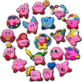 20Pcs Shoe Decoration Charms for Croc Clog Sandals, Cartoon Shoe Accessories Charms for Gifts in Saudi Arabia