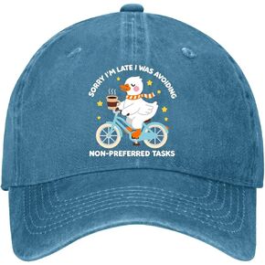 Sorry I'm Late I was Avoiding Non-Preferred Tasks Hats for Men Soft Washed in Kuwait