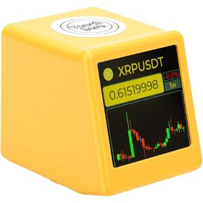 Fabater Stock Quote Display, Real Time Tracking for 1000+ Cryptocurrencies and US Stocks Bitcoin Ticker, Digital Clock with Weather Updates and Photo Album for Cryptocurrency Enthusiasts in Saudi Arabia